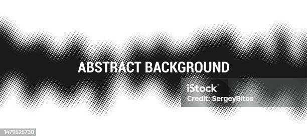 Gradient Raster Graphics Monochrome Printing Raster Abstract Halftone Gradient Background Stock ...