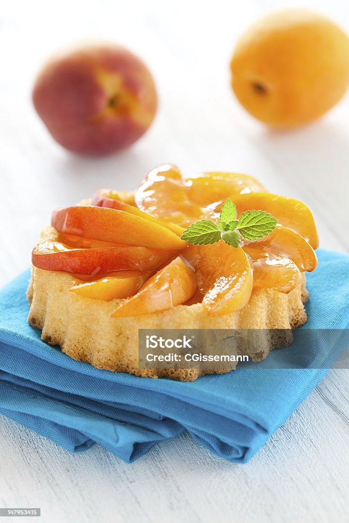 Kuchen mit Aprikose - Lizenzfrei Aprikose Stock-Foto