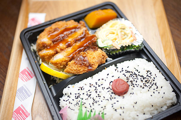 istock Japanese Cuisine Tonkatsu Bento 147953605