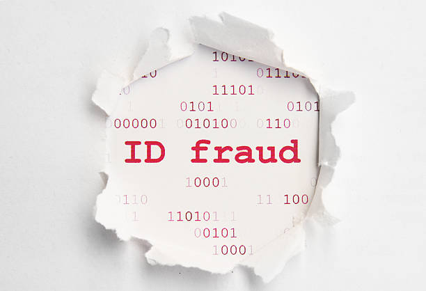 ID fraud stock photo