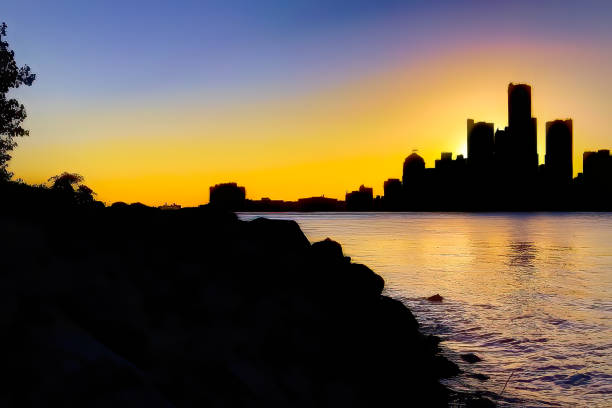 istock Detroit, Michigan - Skyline at Dusk 1479554458