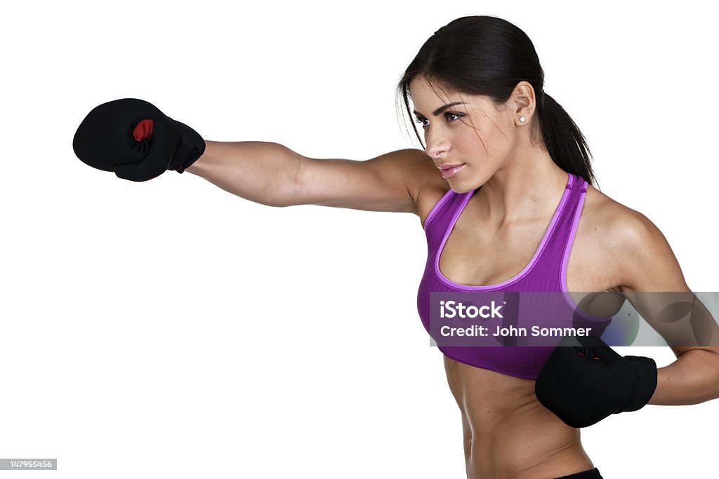 Mujer de boxeo - Foto de stock de Boxeo - Deporte libre de derechos