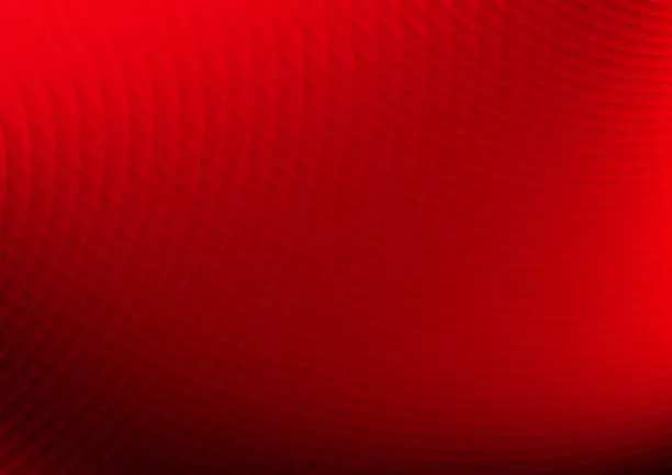 Vector illustration of Abstract red curved lines background