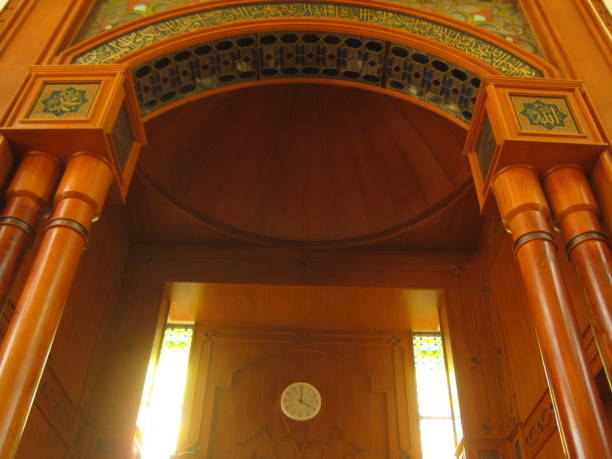 istock The golden pulpit of a Mosque 1479574269