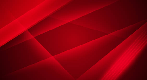 illustrazioni stock, clip art, cartoni animati e icone di tendenza di sfondo geometrico astratto nero scuro e rosso. sfondo futuristico moderno - striped red black diagonal