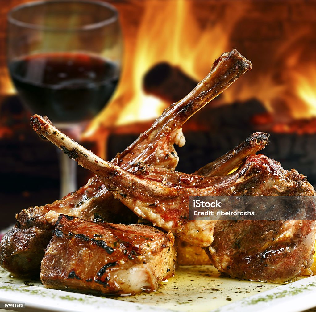 roast beef Animal Bone Stock Photo