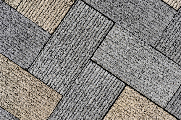 Overhead shot of pavement texture background.