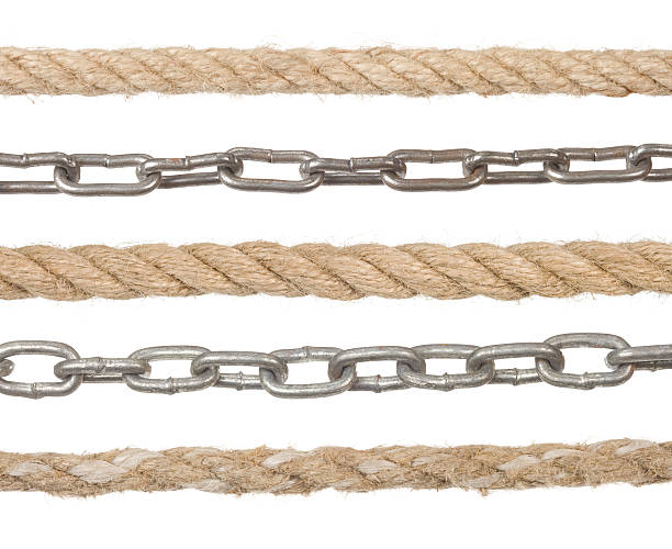 istock rope and metal chain isolated on white 147960886