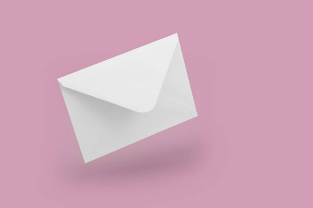 istock White envelope mockup, blank template, levitation whis shadow, pink background 1479610270