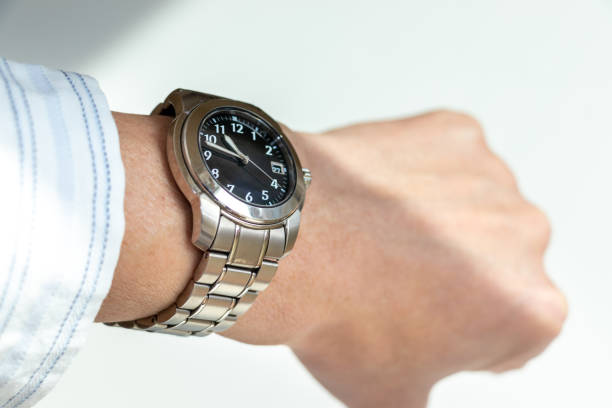 istock Check the time on the wrist watch 1479612476