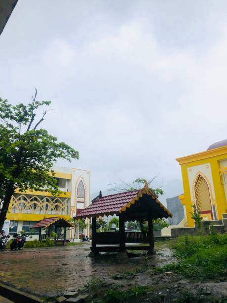 istock gazebo and campus buildings during the day 1479614191