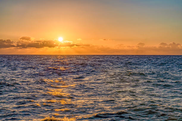 istock fantastic sunset panorama on the open wide sea 1479614689