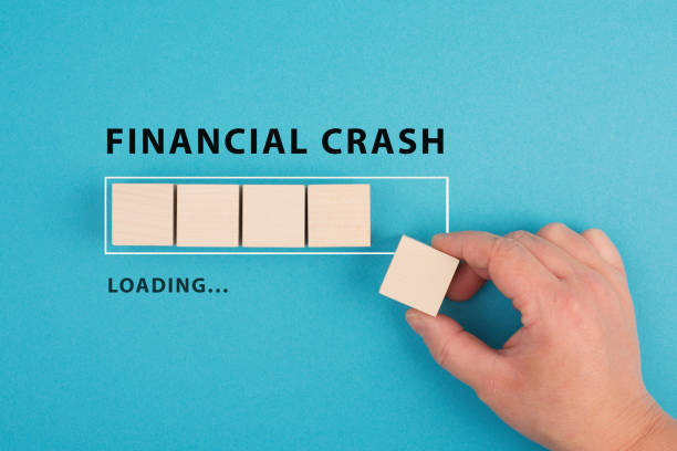 istock Inflation and financial crash loading bar, economic development and increasing prices, worthless money and recession 1479624340