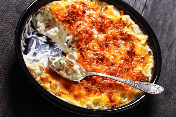 istock hot chicken salad with celery, almonds, mushrooms 1479625454