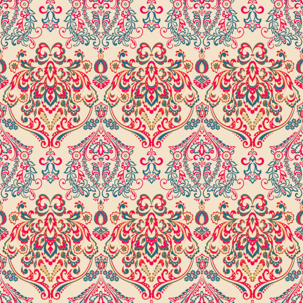 istock Vector Baroque floral pattern. classic floral ornament. vintage texture for wallpapers, textile, fabric 1479625628