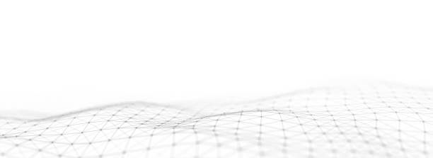 istock Digital technology wave. Light cyberspace with motion dots and lines. Futuristic digital background artificial intelligence. Big data analytics. 3d rendering. 1479634467
