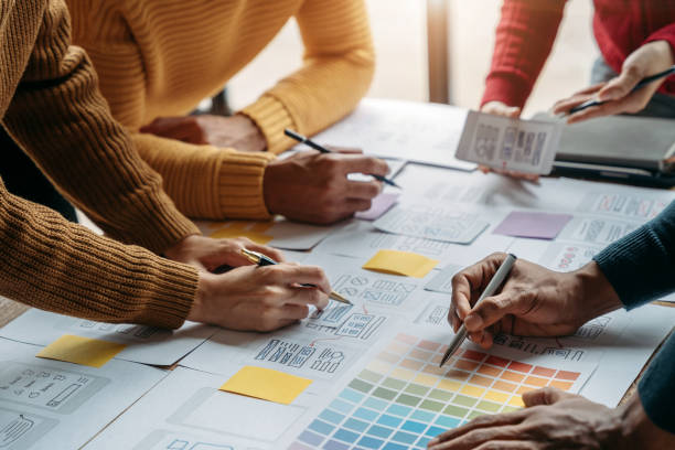 istock Business people meeting concept design ideas at office. 1479634712