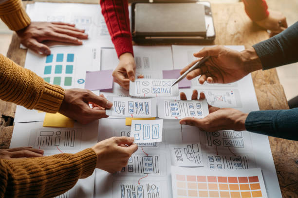 istock Business people meeting concept design ideas at office. 1479634812