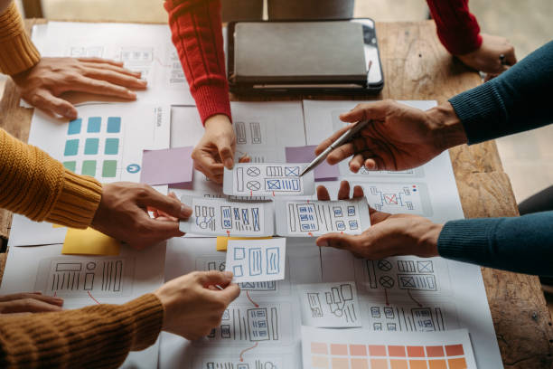 istock Business people meeting concept design ideas at office. 1479634825
