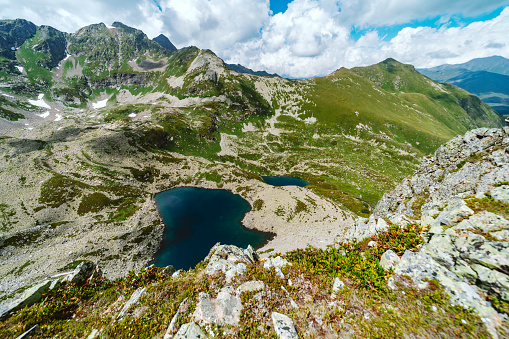 Beautiful mountain lake