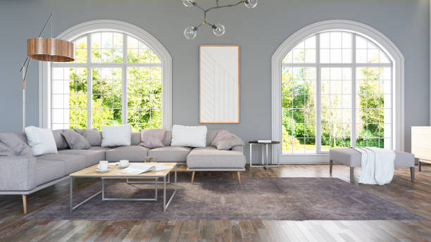 istock Contemporary Living Room Interior 1479640048