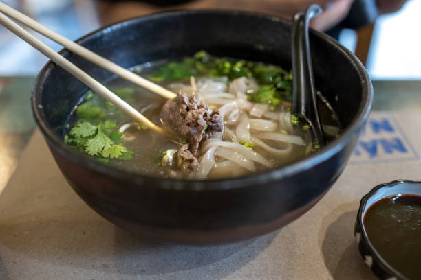 istock Popular Traditional Vietnamese rice noodle Pho Bo 1479640422
