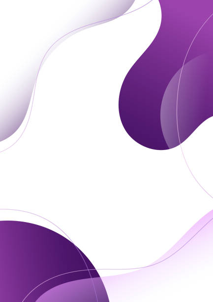 istock Abstract background of fluid and dynamic shapes. Wallpaper gradient with liquid shape, curve, wave. 1479640926