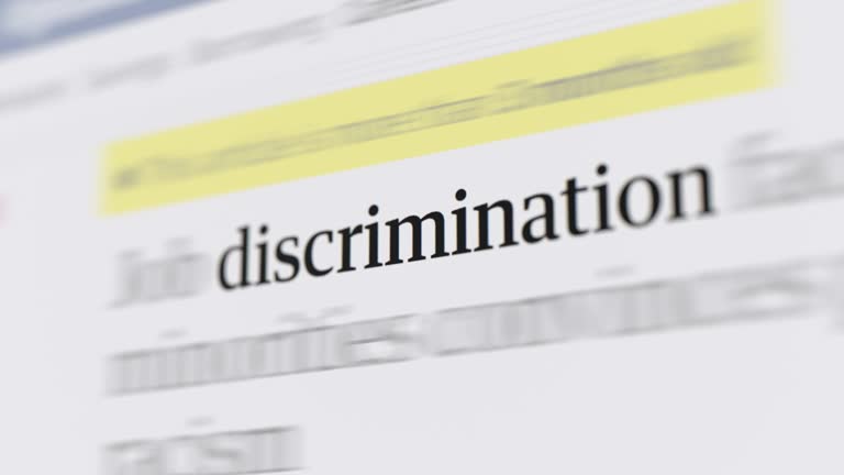 Discrimination in the article and text