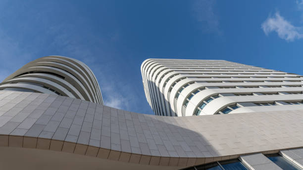 istock Modern hotel building against blue sky 1479645571