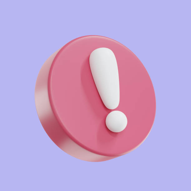 istock 3d exclamation icon sign or attention caution mark. exclamation mark symbol. 1479648672