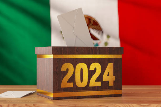 istock 2024 Mexico Elections Concept with Mexican Flag and a Ballot Box 1479649117