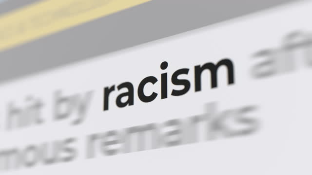 Racism in the article and text