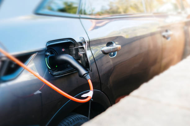istock Electric car being charged 1479665514