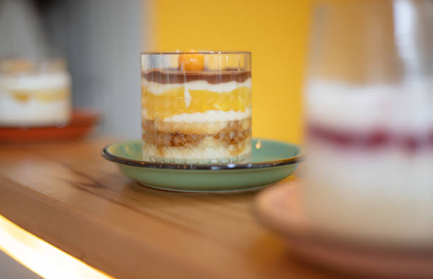Dessert is a course that concludes a meal. The course consists of sweet foods, such as confections, and possibly a beverage such as dessert wine and liqueur.