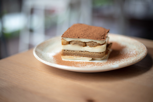 Tiramisu is a coffee flavor Italian dessert.