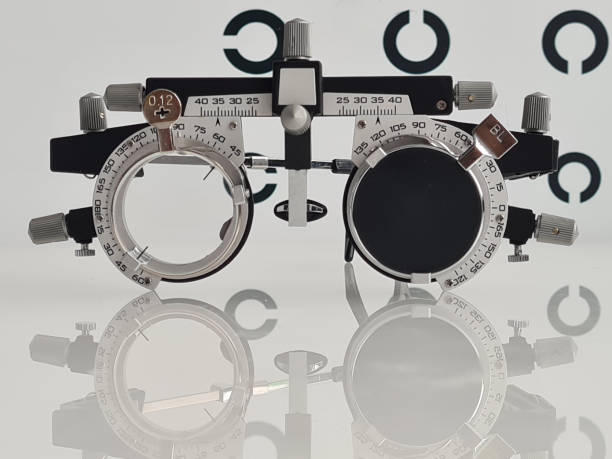 istock Glasses with corrective lenses and ophthalmologist and ophthalmology 1479681378
