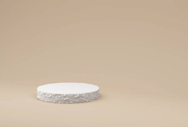 istock abstract stone podium template  - 3D Illustration 1479684384