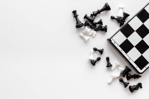 istock Chess board and chess pieces as business competition concept 1479693990