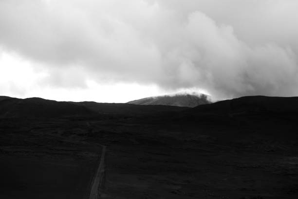 Hiking walk volcano landscape moon