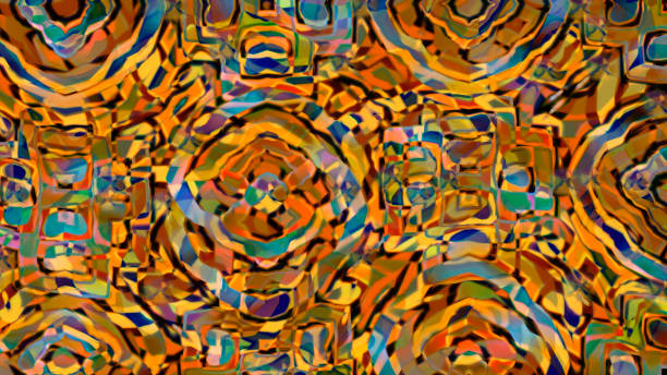 istock Colorful background , digital painting ( watercolor ), geometric design , illustration 1479703841