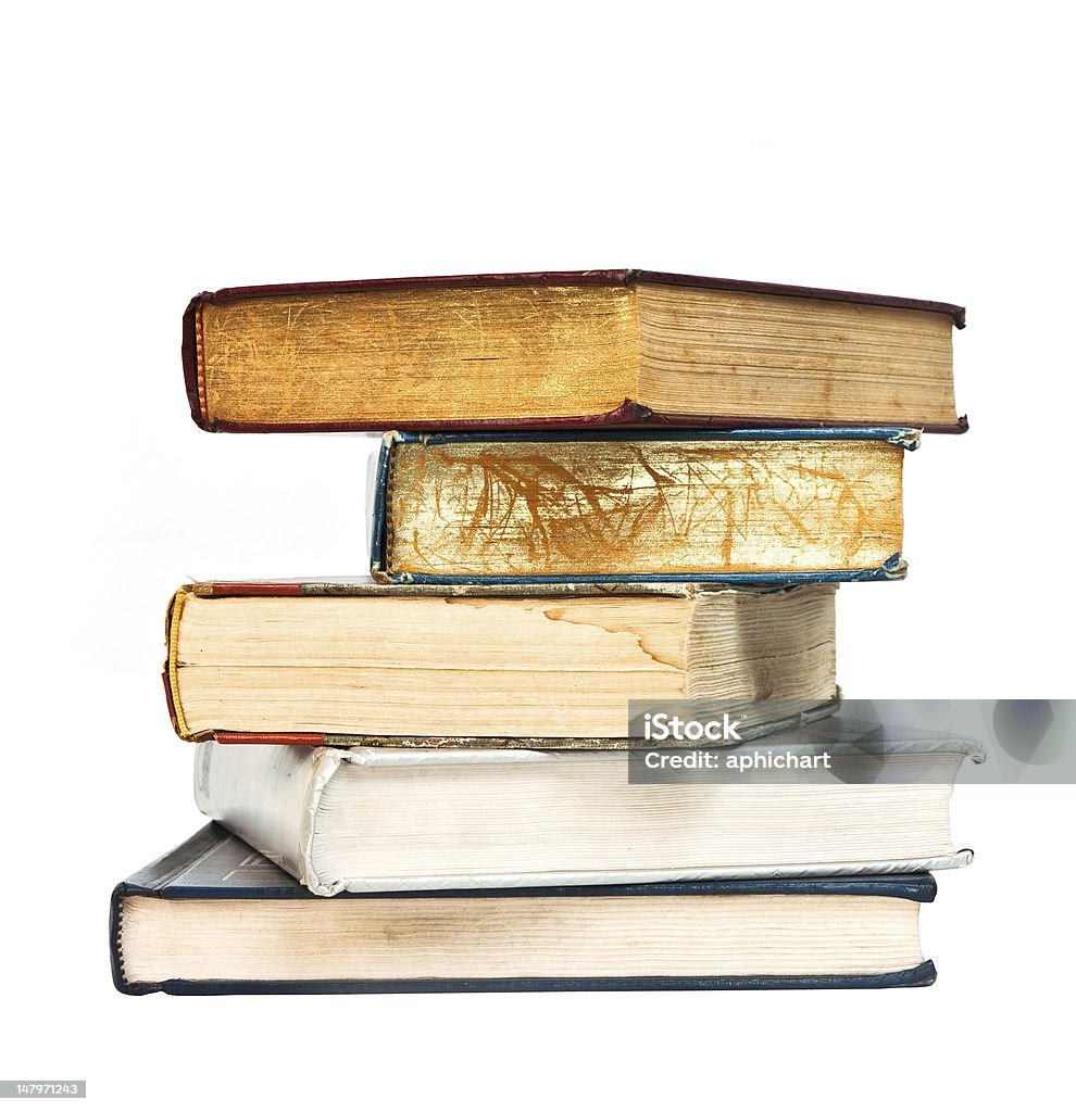 Vecchi libri - Foto stock royalty-free di Blu