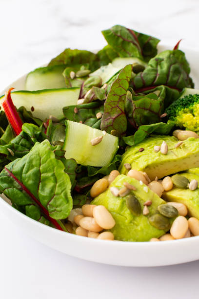 istock Salad with beans, avocado and broccoli 1479720526