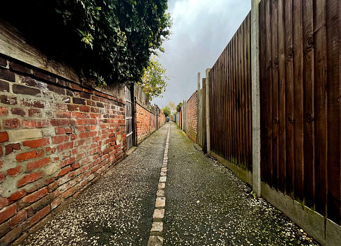 Alley between houses in Norwich