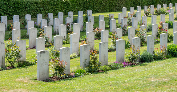 The Commonwealth War Cemetery Brunssum contains the burials of the British soldiers who died in the Second World War in the Brunsum area.\n\nBrunssum was liberated in September 1944 by U.S. forces; they were shortly afterwards followed by the British 43rd (Wessex) Division, who made their headquarters in the town, and in turn were succeeded by the 52nd (Lowland) Division.