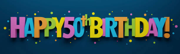 istock 3D render of HAPPY 50th BIRTHDAY! 1479732923
