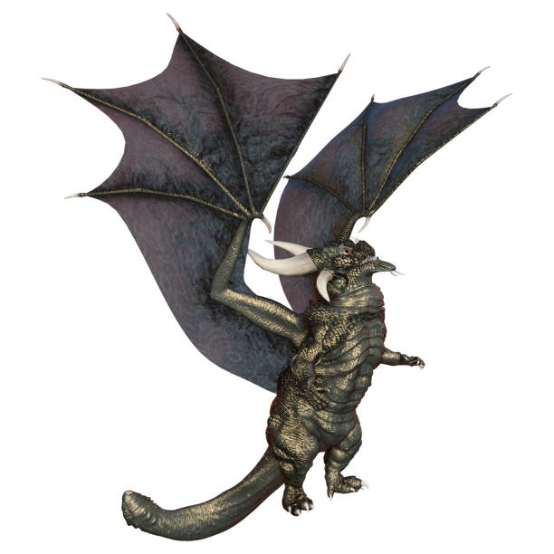 istock 3D Rendering Fairy Tale Dragon on White 1479733804
