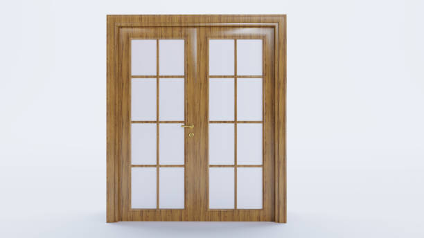 istock wooden closed door isolated on white background 1479736847