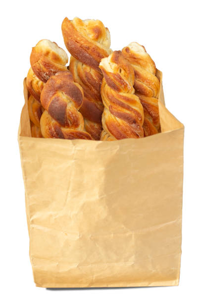 istock Sweet pastries in craft packaging. 1479744907
