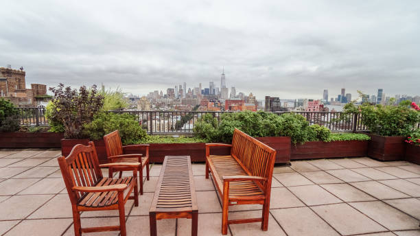istock Rooftop patio in New York 1479746774
