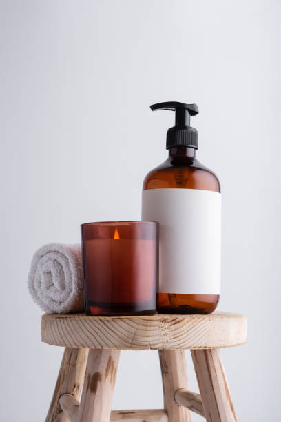 istock Eco-friendly brown dispenser with shower gel or soap 1479746905